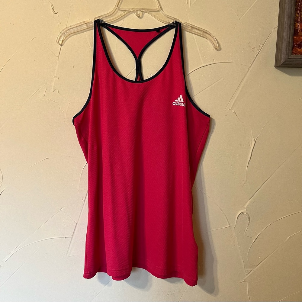 Adidas Magenta Pink Athletic Tank Top - Women's Size Medium